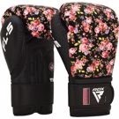 RDX FL5 floral BOXING GLOVES -black